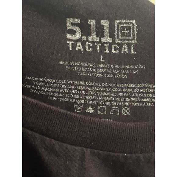 Chalk Up 5.11 Tactical‎ T Shirt Women’s Size Large Black Short Sleeve - Picture 6 of 7